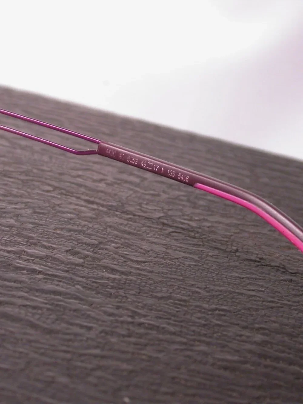 Silhouette Purple Wire Light Weight Eyeglasses Made in Austria